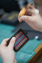 Tibetan card weaving traditional patterns handmade luggage tags & bag hanging