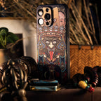 Zakiram Exquisite relief three-dimensional Tibetan ethnic style IPHONE 15/14/13 Mobile phone case