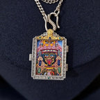 Zakiram Thangka Necklace: Portable Sacred Buddhist Mandala
