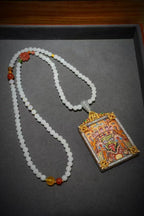 Zakiram Thangka Necklace: Portable Sacred Buddhist Mandala