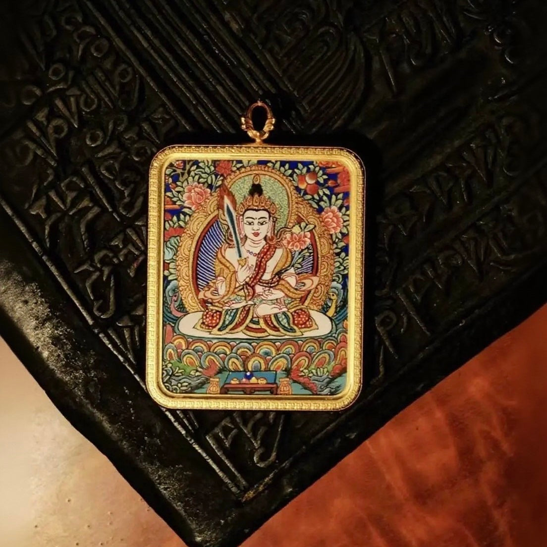 Thangka of Cosmic Intelligence · Ākāśagarbha (For OX/TIGER Minds)